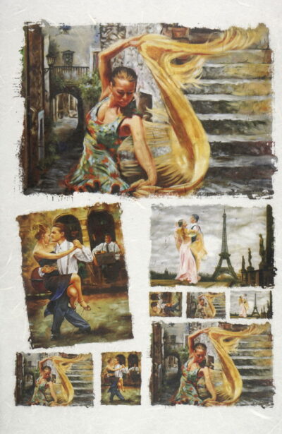 Rice Paper - Dance in Paris (22 x 32cm)
