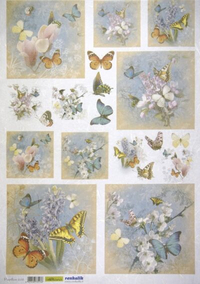 Rice Paper - Butterflies 35x50cm