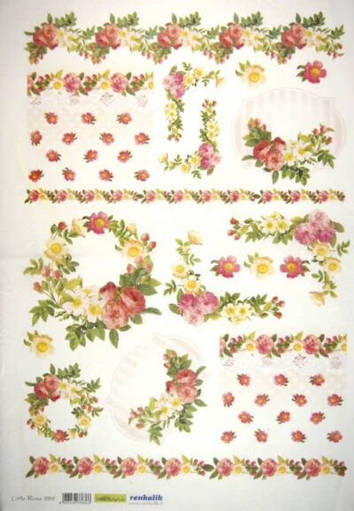 Rice Paper - Little Rose 35x50cm