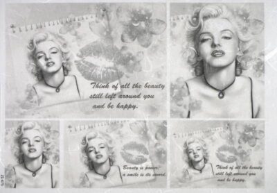 Rice Paper - Marilyn Monroe Large 32x45cm