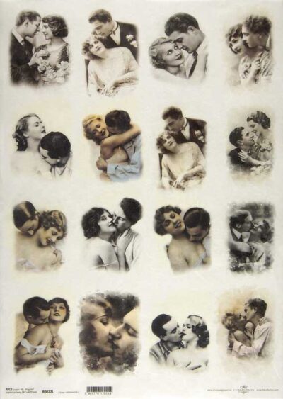 Rice Paper A/3 - Love Couples - R0822L