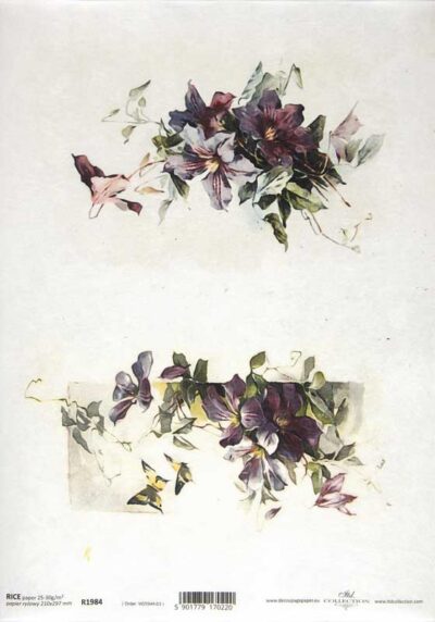 Rice Paper - Spring Flower Collection - R1984