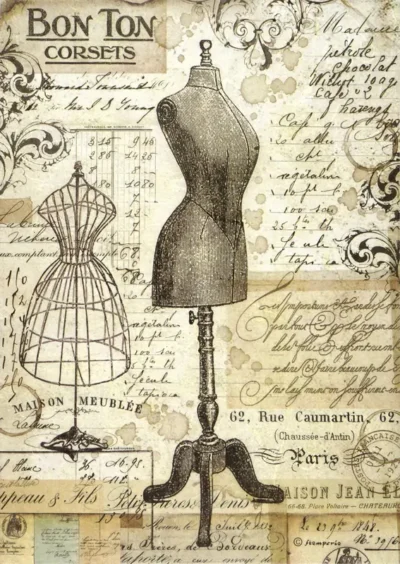 Rice Paper - Vintage Mannequin