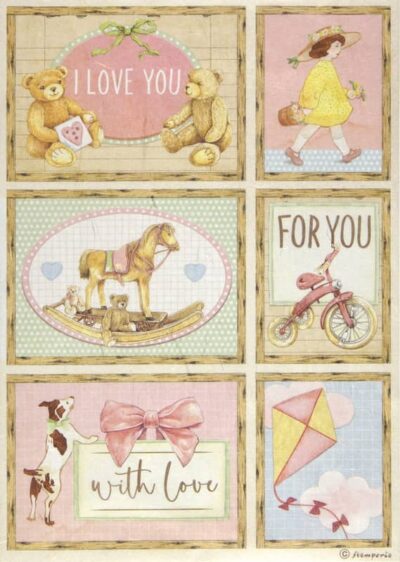 Rice Paper - DayDream cards pink - DFSA4679