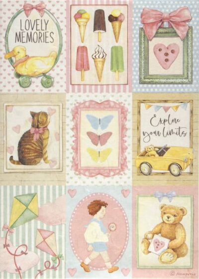 Rice Paper - DayDream small cards - DFSA4680