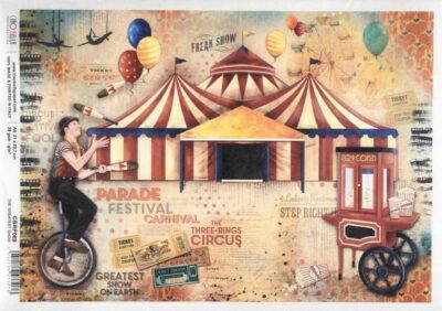 Rice Paper - The Greatest Show (22 x 32cm)