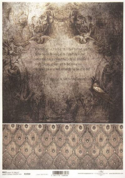 Rice Paper - Dark Fantasy Poem - R1930