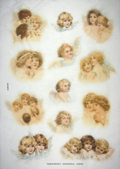 Rice Paper - Happy Angels 32x45cm