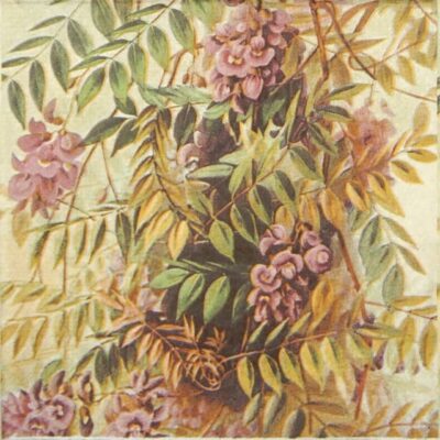 Cocktail Napkin - Pink autumn motive