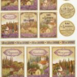 Stamperia A4 Decoupage Rice Paper - Lavander View - DFSA4090