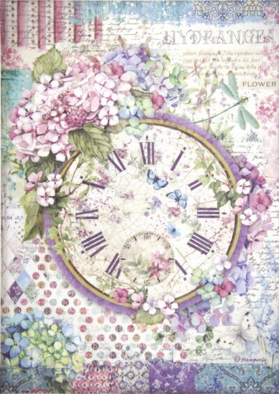 Rice Paper - Clock - DFSA4468