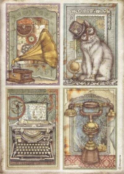 Rice Paper - Lady Vagabond Lifestyle 4 cards - DFSA4647