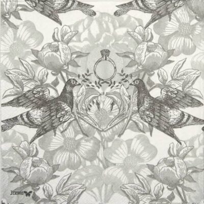 Lunch Napkins (20) - Julietta grey
