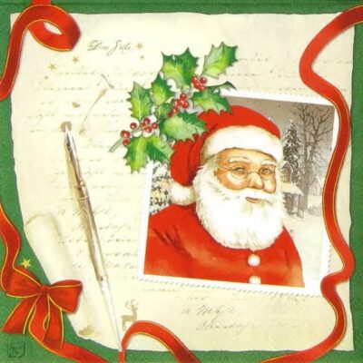 Paper Napkin - Letter to Santa