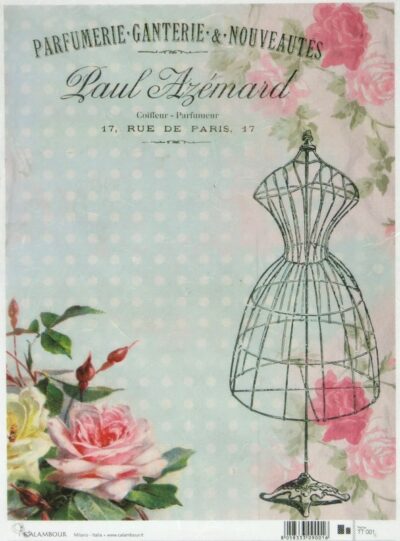 Rice Paper for Decoupage - Parfumerie (~25x34cm)