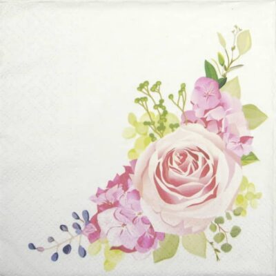 Lunch Napkins (20) - Nostalgic Rose