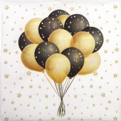 Paper Napkin - Flying Balloons