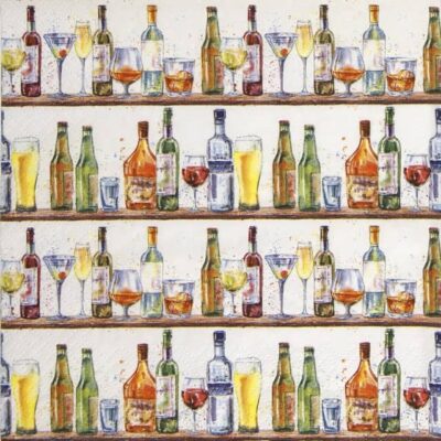Single Paper Napkin - Cocktail Bar