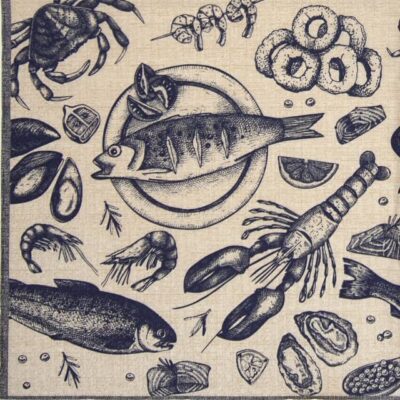 Paper Napkin - Delicious Seafood