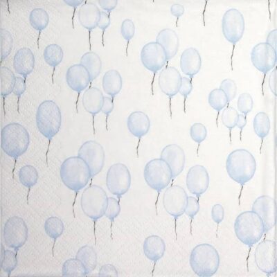 Paper Napkin - Petit Ballons bleu