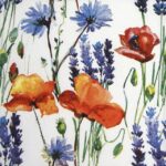 Single Decoupage Napkin - Wild Summer Flowers