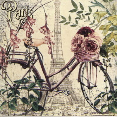 Paper Napkin - Vélo a Paris