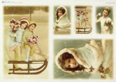Rice Paper - Old Pictures in Winter (22 x 32cm)