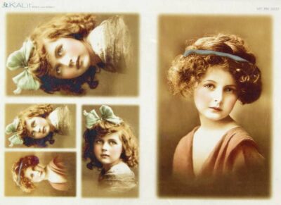 Rice Paper - Old Pictures Teen Girls (22 x 32cm)
