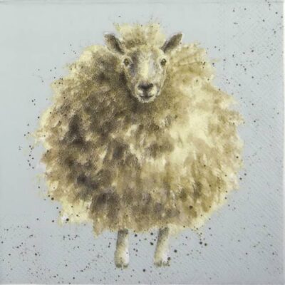 Lunch Napkins (20) - Wrendale Design: The Woolly Jumper