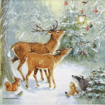 Cocktail Napkins - Forest Celebration (20 pieces)