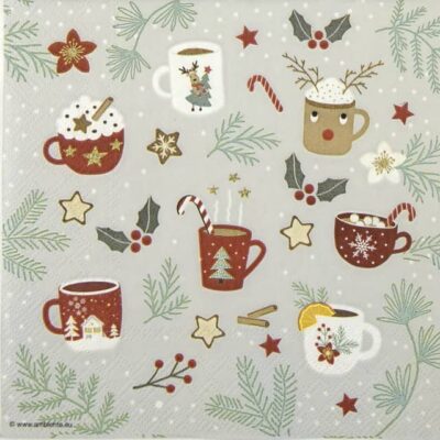 Paper Napkins - Hot Drinks (20 pieces)
