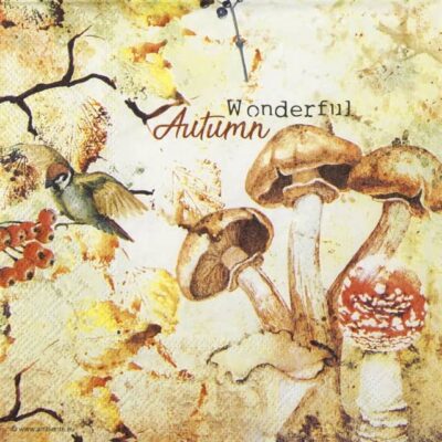 Single Paper Napkin - Wonderful Autumn
