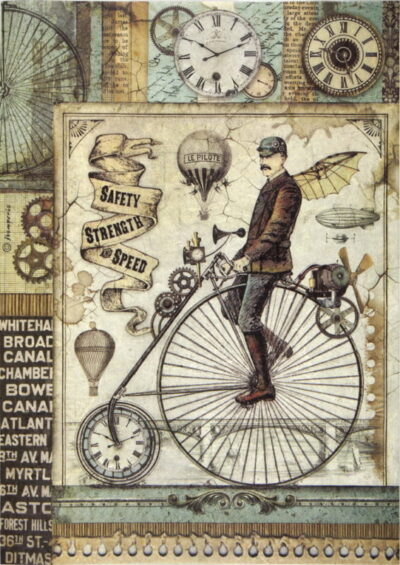 Rice Paper - Retro Bicycle
