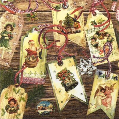 Single Decoupage Napkin - Greetings