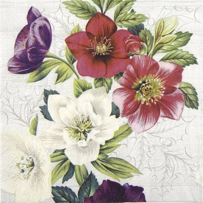 Single Decoupage Napkin - Hella grey