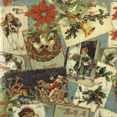 Single Decoupage Napkin - Nostalgic Holiday