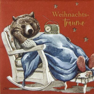 Paper Napkins - Weihnachtsträume red (20 pieces)