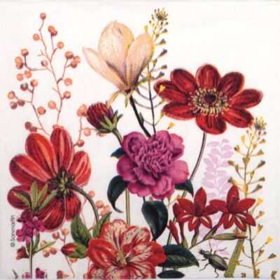 Single Decoupage Napkin - Adriana Sanmartin: Floria