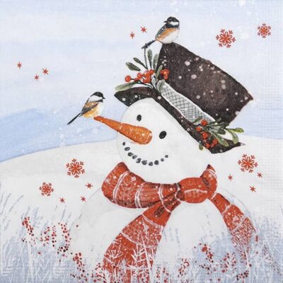 Paper Napkins - Nigel Quiney: Olaf the Snowman (20 pieces)