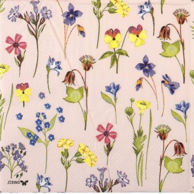 Single Decoupage Napkin - Chantal