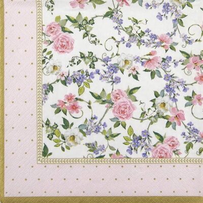 Single Decoupage Napkin - Garden Joy