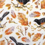 Single Decoupage Napkin - Autumn Birds