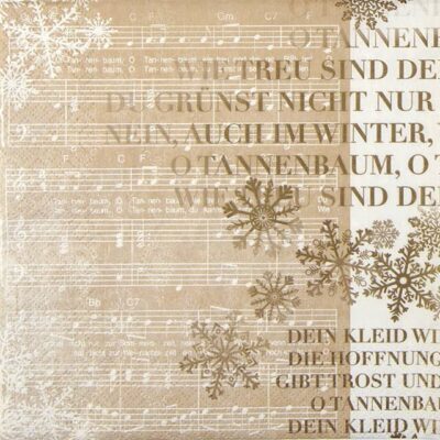 Single Decoupage Napkin - Lasst uns singen