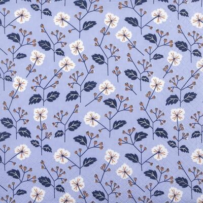 Single Decoupage Napkin - Smilla Blue
