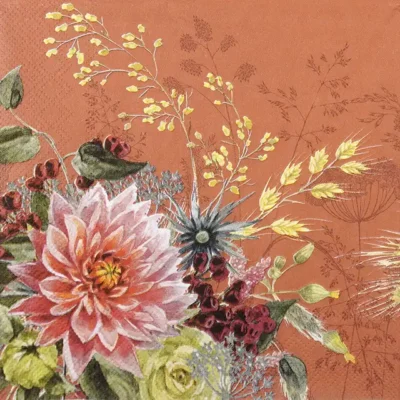 Single Decoupage Napkin - Cordelia rost