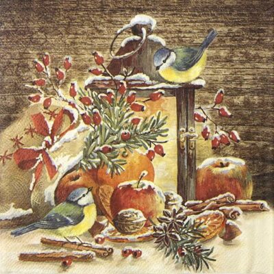 Single Decoupage Napkin - Winter Light