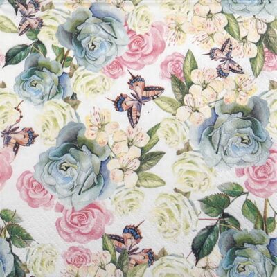 Paper Napkins - Powder Garden (20 pieces)