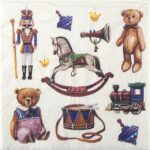 Paper Napkins - Retro Toys (20 pieces)