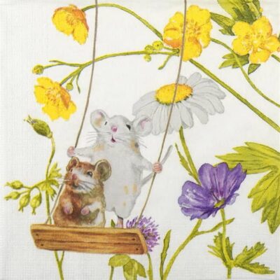 Paper Napkins - Carola Pabst: Fridolin & Friend (20 pieces)