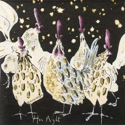 Paper Napkins - Anna Wright: Hen Night (20 pieces)